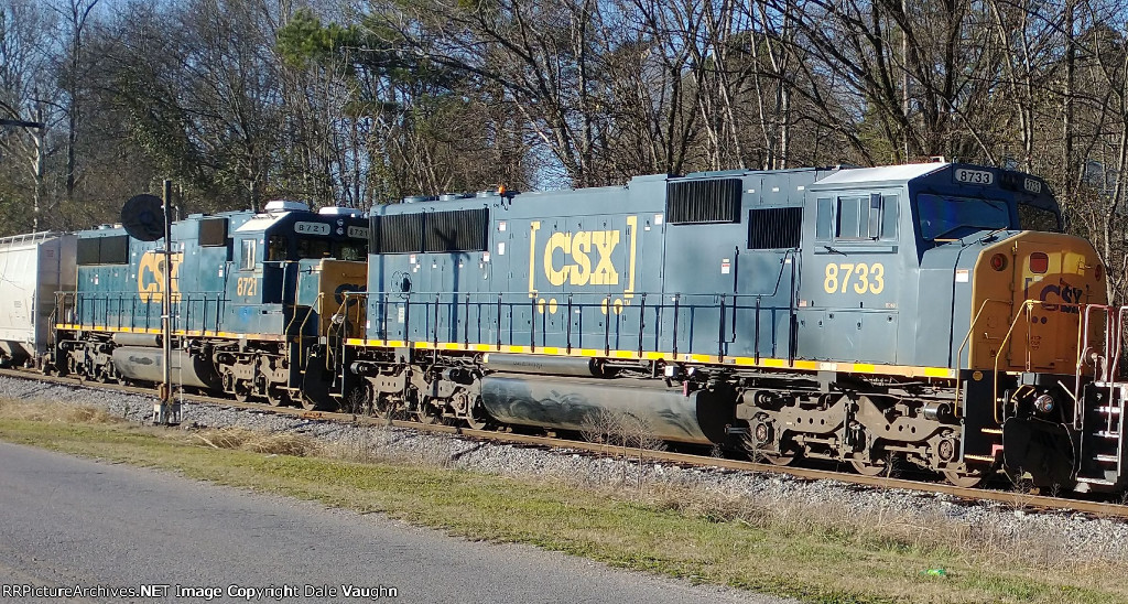 CSX 8733 & CSX 8721